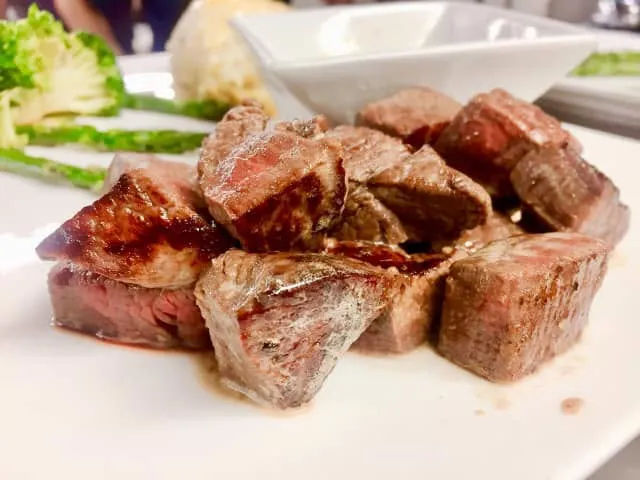 Filet Mignon and Honey Scallops